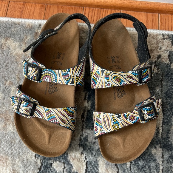 birkis Shoes - Birkenstock Multicolor Patterned Sandals
